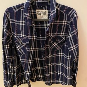 Blue Garage Flannel